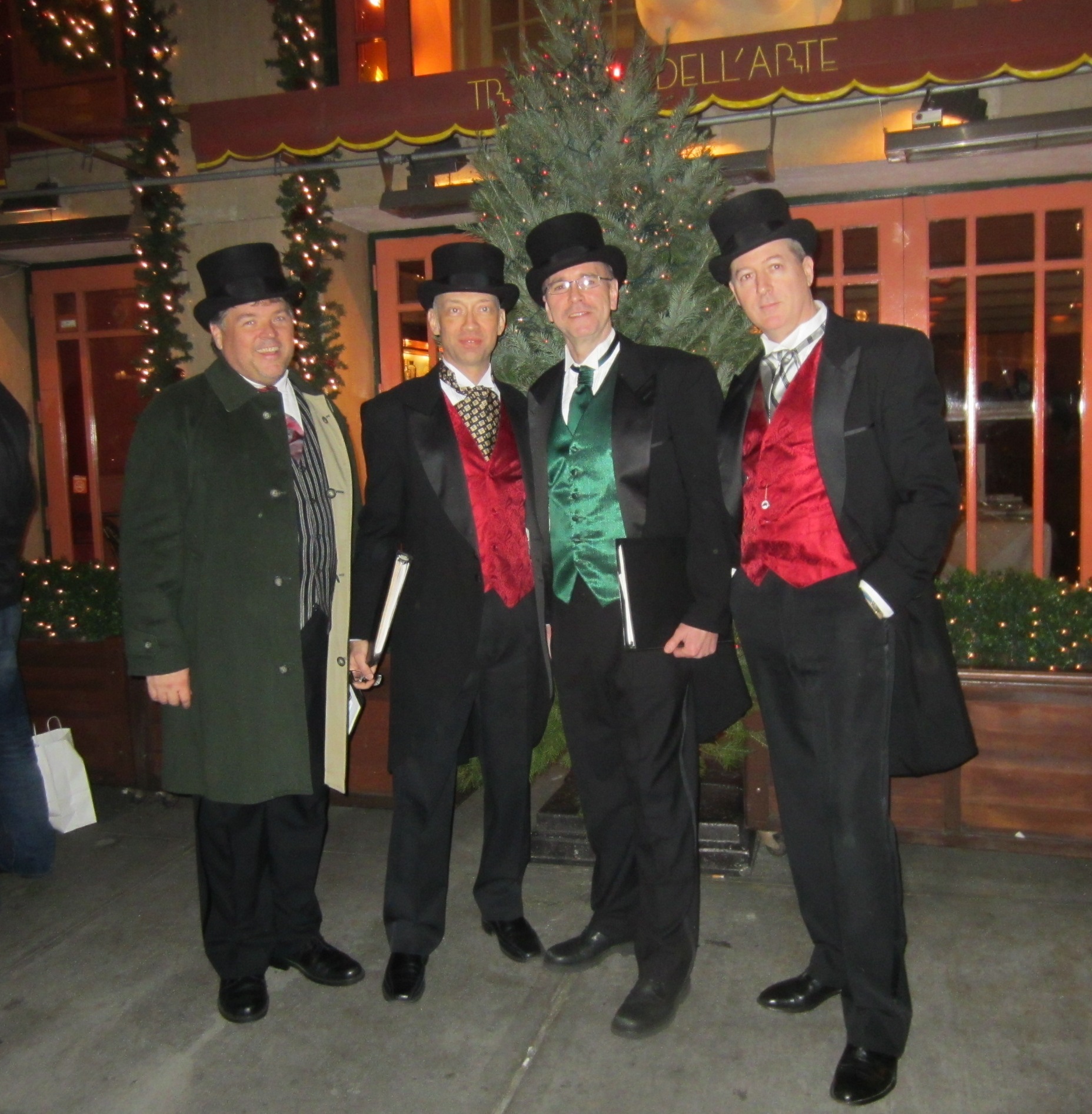 The Gentlemen Carolers-for Christmas Caroling in New York City - Gentlemen Carolers